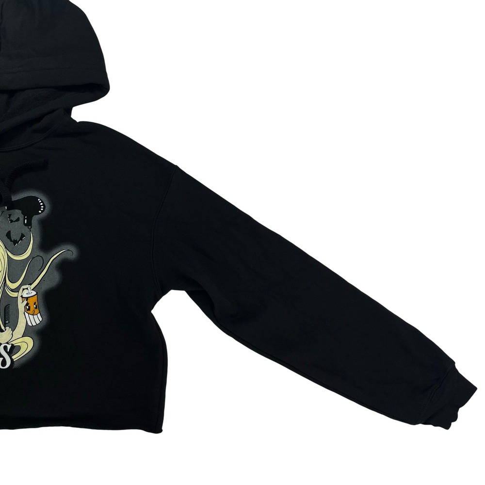 Rusty Butcher Womens M Crop Top Caskets Hair Stylist Halloween‎ Hoodie 617 - Picture 6 of 6